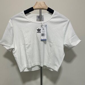 Adidas Women's Classic White Crop Top